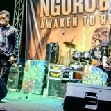 Panggung NGORO BANGKIT 8 dengan backdrop Awaken to Resurrection